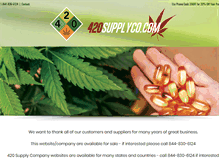 Tablet Screenshot of 420supplyco.com